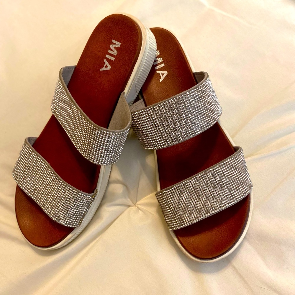 MIA Espadrille strap sandals, size 7.5